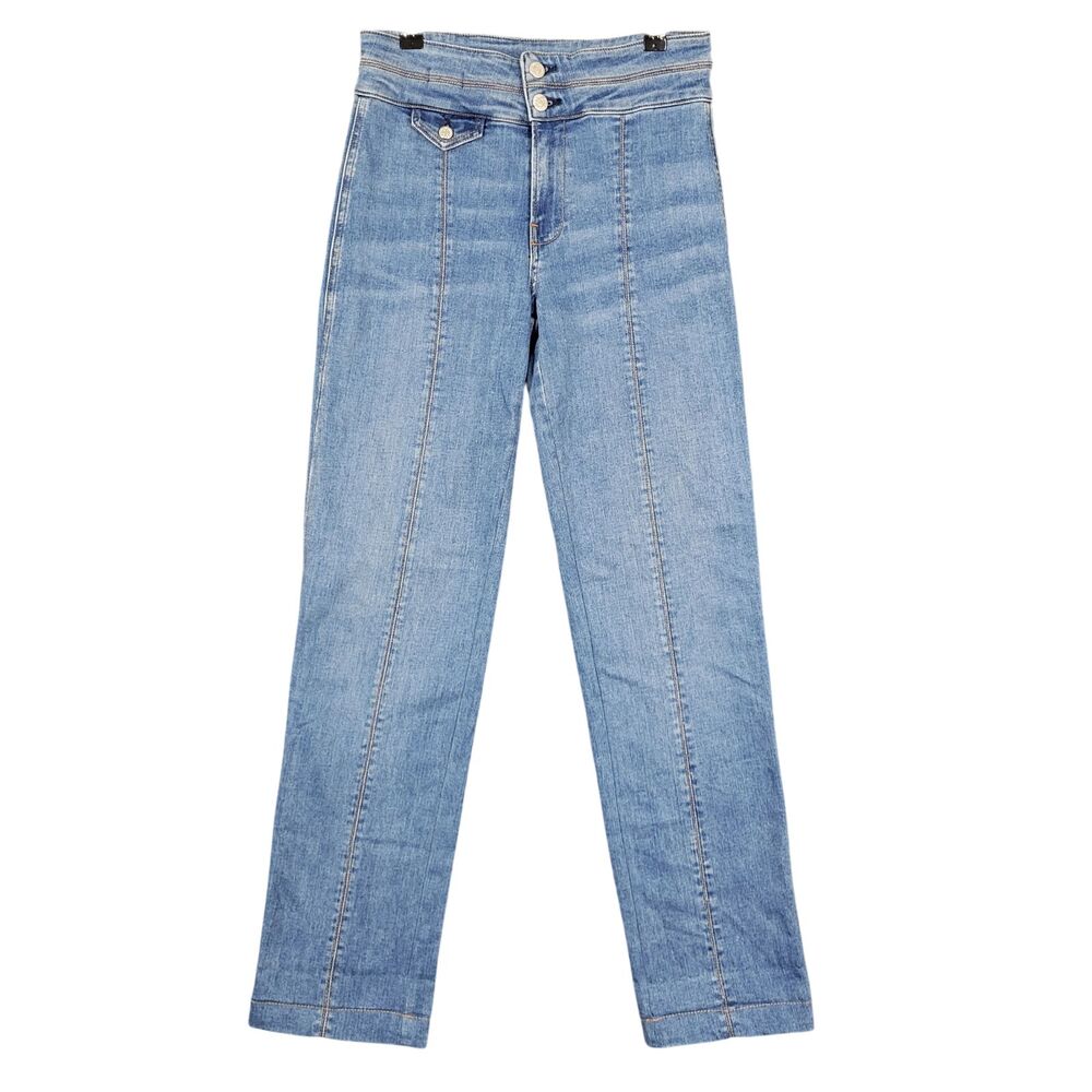 VERONICA BEARD Ember Wide Leg High Rise Stretch Denim Blue Jeans SIZE 26 / 2